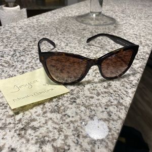 SOLD- PRADA cat eye sunglasses, tortoiseshell color!